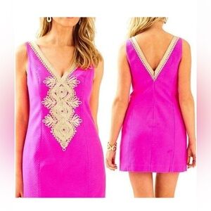 Magenta Lilly Pulitzer Dress Sz 6 Excellent cond.